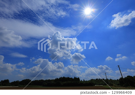 The sun and the blue sky The sun and the blue sky 129966409