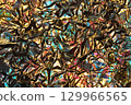Metallic abstract pattern background material 129966565