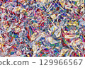 Colorful abstract pattern background material 129966567