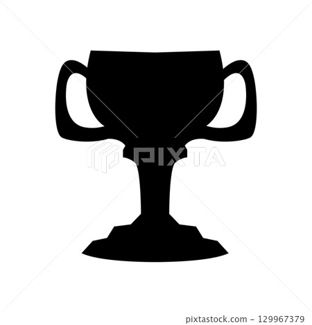 Championship Cup Trophy Logo Illustration Award Winner Template Design 129967379