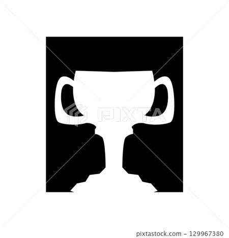 Championship Cup Trophy Logo Illustration Award Winner Template Design Championship Cup Trophy Logo Illustration Award Winner Template Design 129967380