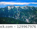 The Tateyama mountain range seen from Mount Kashimayari in the Northern Alps 129967976