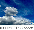 Blue sky and white clouds 129968286
