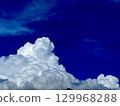 Blue Sky and Ice Cloud 129968288