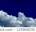 blue sky and white clouds 129968292