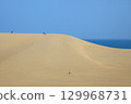 Tottori sand dunes of fine weather 129968731