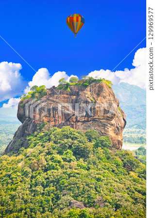Spectacular view of Sigiriya Rock from Pidurangala Rock 129969577