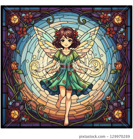 美麗的仙女女孩 美麗的仙女女孩 129970289