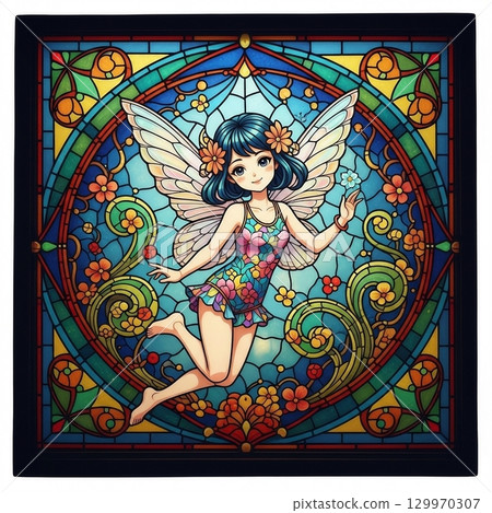 美麗的仙女女孩 129970307