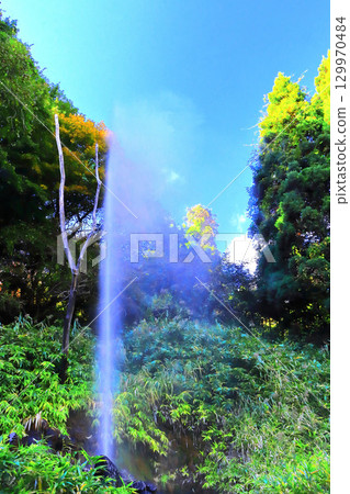 鬼神部溫泉鄉間歇泉爆發 鬼神部溫泉鄉間歇泉爆發 129970484