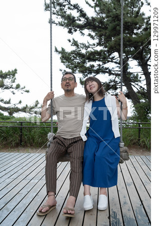 Lover's Swing on Himaka Island, Minamichita, Aichi Prefecture Lover's Swing on Himaka Island, Minamichita, Aichi Prefecture 129971209