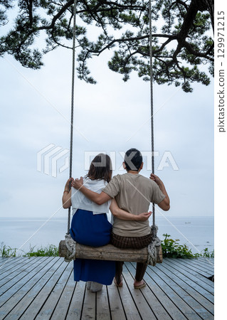 愛知縣南知多市日賀島的情人鞦韆 129971215