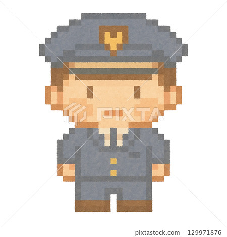 [Work] Police officer illustration 129971876