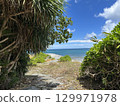Entrance to the sea 129971978