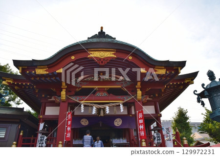 Haneda Shrine's annual festival in Tokyo 129972231