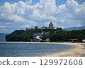 Nishinohama Beach and Karatsu Castle 129972608