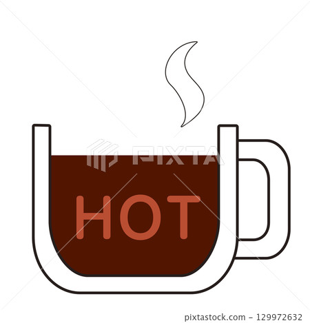 Transparent Hot Coffee Transparent Hot Coffee 129972632