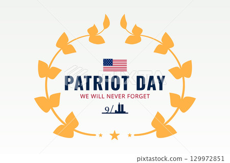 patriot day we will never forget tribute 129972851
