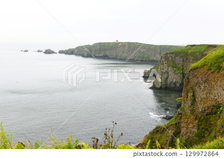 [View of Cape Kiritappu from the Cape Kiritappu Observatory in Akkeshi Kiritappu Konbumori Quasi-National Park, Hamanaka Town] 129972864