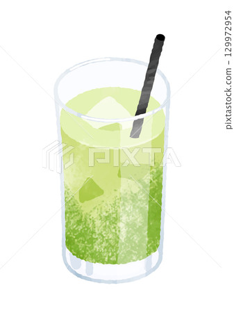 Matcha Latte 129972954