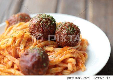 那不勒斯大肉丸烏龍麵（烏龍麵變種） 129973013