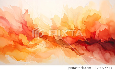 Autumn texture with beautiful gradation 129973674