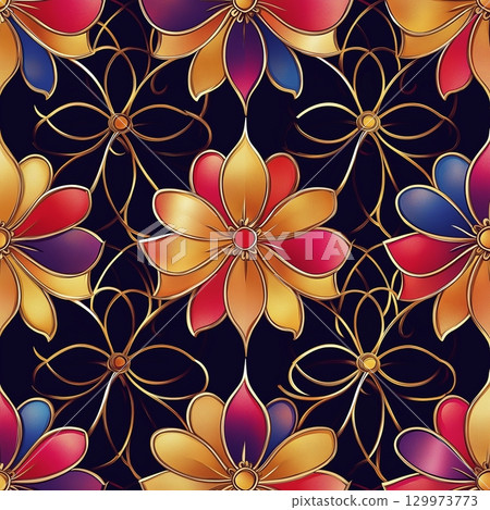 pattern, background, flower 129973773
