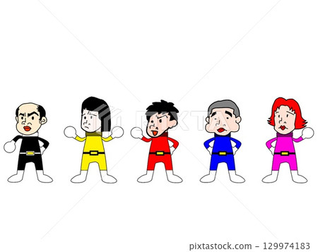 滑稽的戰隊英雄 129974183