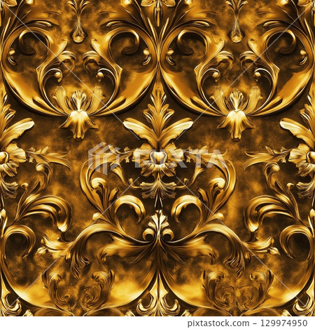 pattern, background, gold 129974950