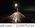 Night view of the Boso Peninsula: Okamoto Pier 129975234