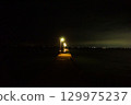 Night view of the Boso Peninsula: Okamoto Pier 129975237