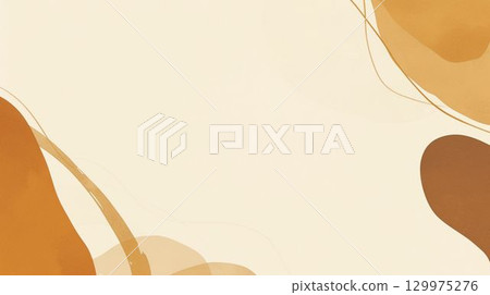 Simple abstract background in brown and beige 129975276