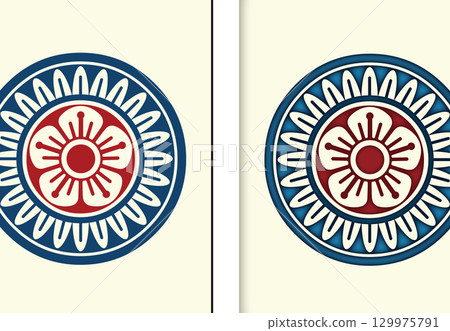 Mahjong tiles_One tube/Ipin_1 129975791