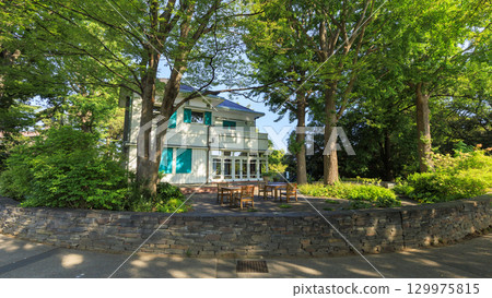 Yamate Western-style building, Ehrisman Residence, surrounded by greenery Yamate Western-style building, Ehrisman Residence, surrounded by greenery 129975815