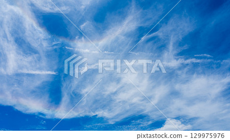 雙暈現象和許多白雲分兩層流動 129975976