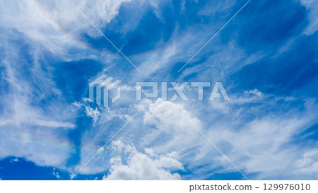 雙暈現象和許多白雲分兩層流動 129976010