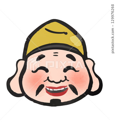 插畫素材:吉祥惠比壽、惠比壽、惠比壽 插畫素材:吉祥惠比壽、惠比壽、惠比壽 129976268