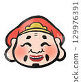 插畫資料：吉祥的大黑先生，大黑先生，大黑先生 129976391