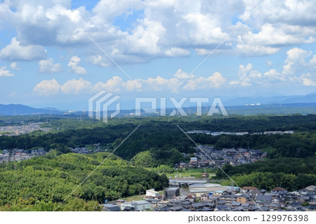 Koka City, Shiga Prefecture - A view of Koka City from Mt. Furushiro 129976398
