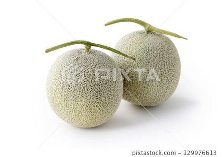 產自北海道富良野的白底紅肉甜瓜 129976613