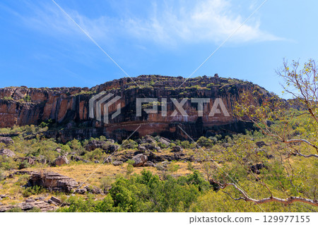 Nourlangie Rock, a large rock formation in the Northern Territory of Australia 129977155