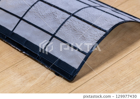 Dirty air conditioner filter Dirty air conditioner filter 129977430