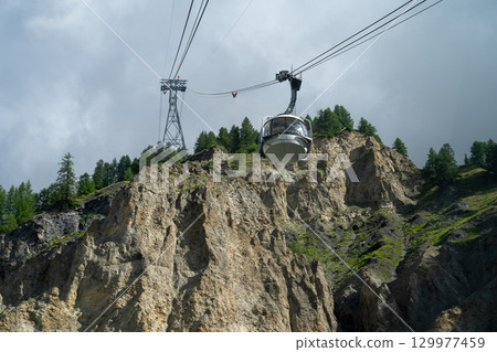 View from Aosta, Northern Italy, Entreves View from Aosta, Northern Italy, Entreves 129977459