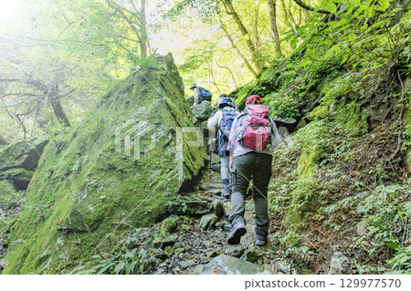 View of Nishizawa Valley, Yamanashi Prefecture View of Nishizawa Valley, Yamanashi Prefecture 129977570