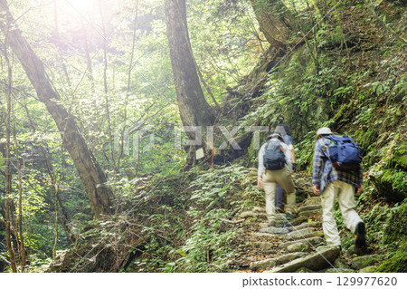 山梨縣西澤谷的景色 山梨縣西澤谷的景色 129977620