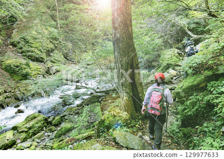 View of Nishizawa Valley, Yamanashi Prefecture View of Nishizawa Valley, Yamanashi Prefecture 129977633