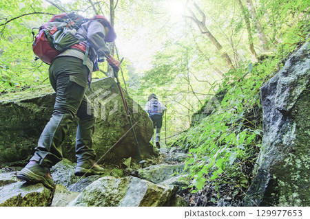 View of Nishizawa Valley, Yamanashi Prefecture View of Nishizawa Valley, Yamanashi Prefecture 129977653