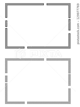 單色切碎方形簡約框架套裝 單色切碎方形簡約框架套裝 129977769