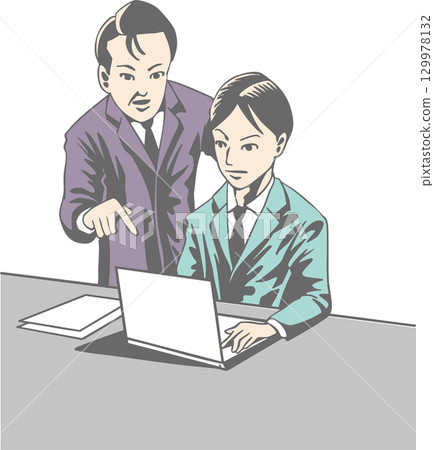 一位年輕的商人收到了老闆的提議 129978132