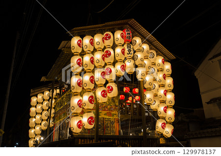 Kyoto's Gion Festival: Yoiyama (evening festival) at Kitakannonyama 129978137